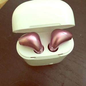 Rose gold off brand AirPods